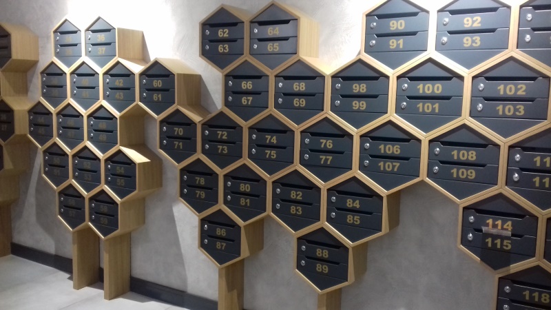 Cutii postale tip fagure