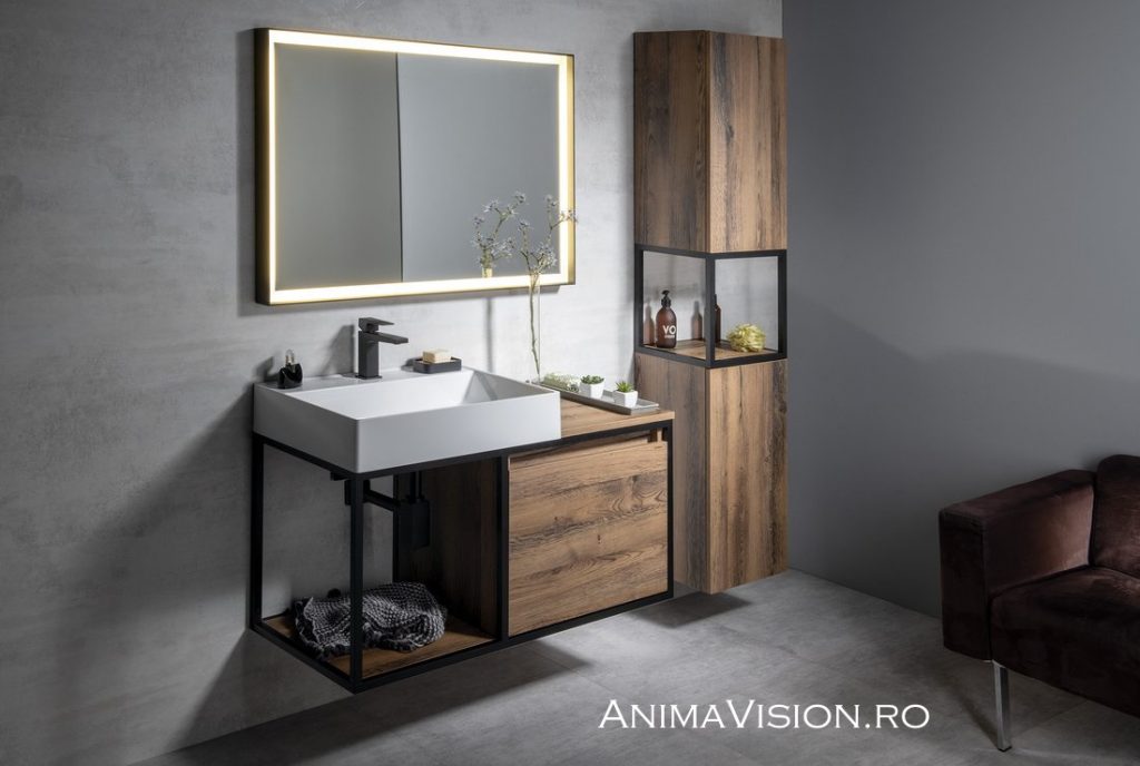 Mobilier baie stil industrial